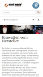 Mobile Screenshot of krawatten-viadimoda.de